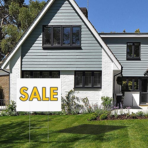 20 Pcs Poster Board Corrugated Plastic Sheets for Projects Art Crafts Blank Yard Signs Coroplast Sign Blank Board, IKAYAS 17.5 x 12 Inches White Blank Yard Signs Outdoor Corrugated Plastic Signs