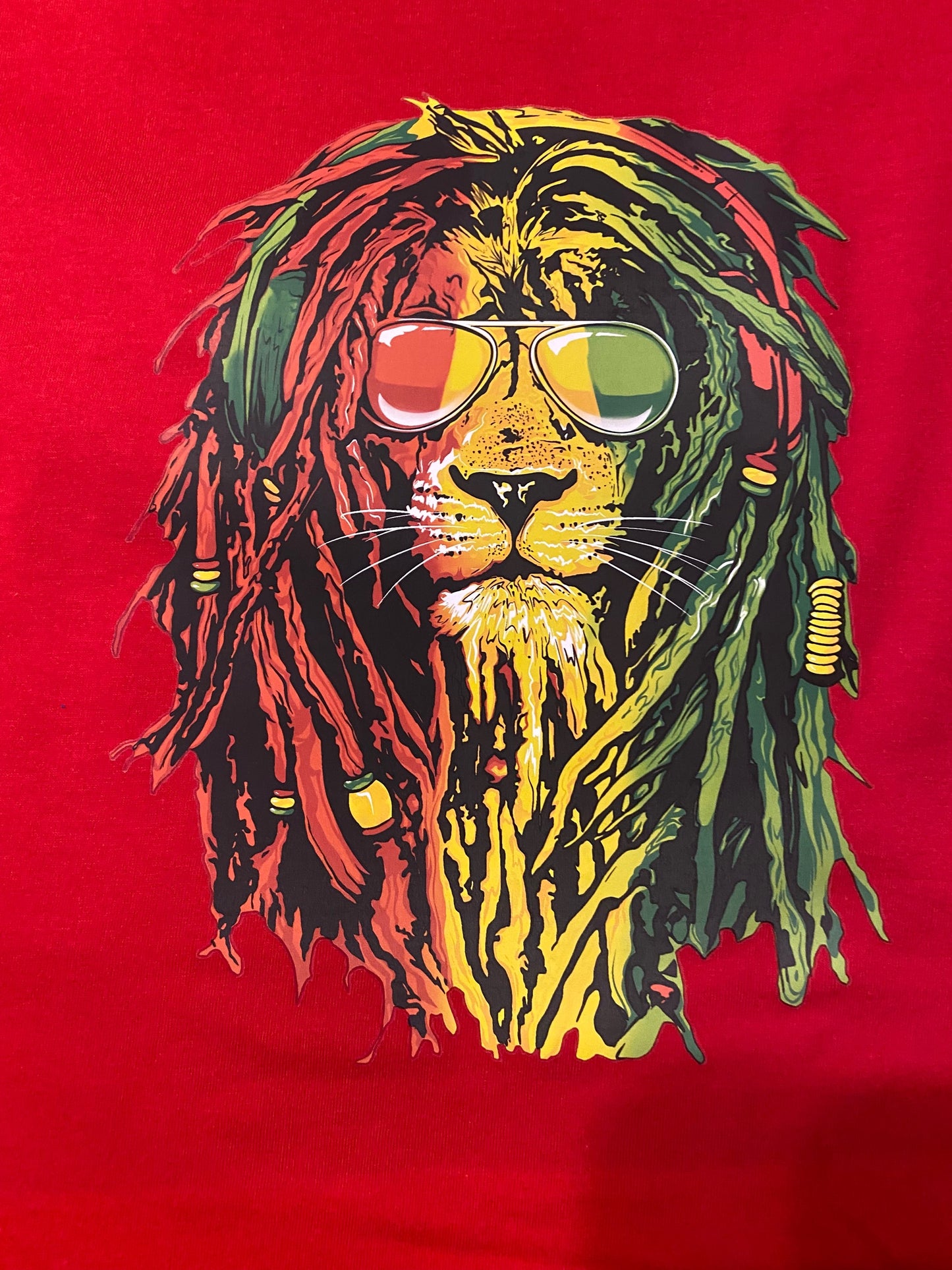 Rastafarian Lion Unisex T-Shirt