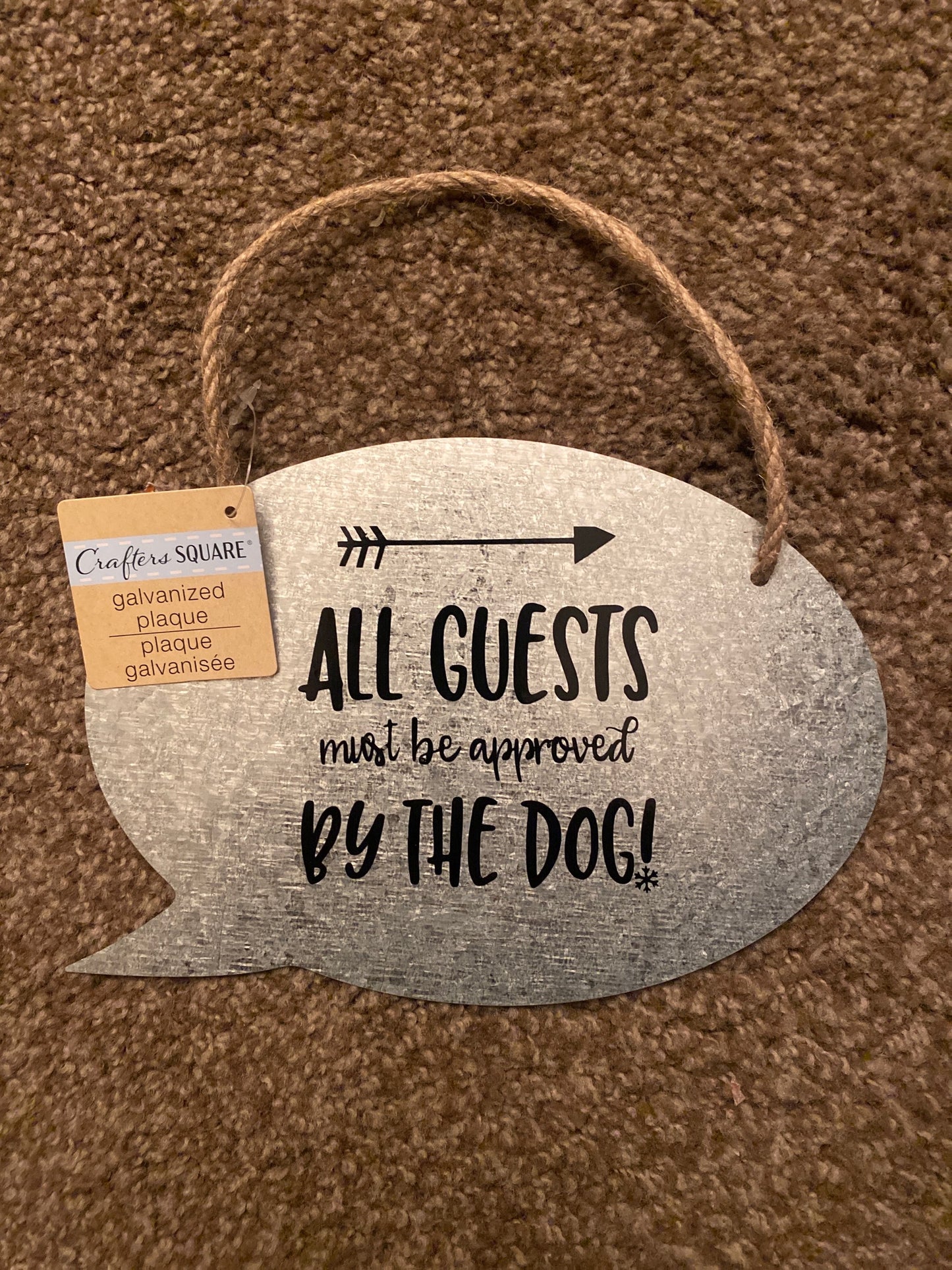 Galvanized Sign