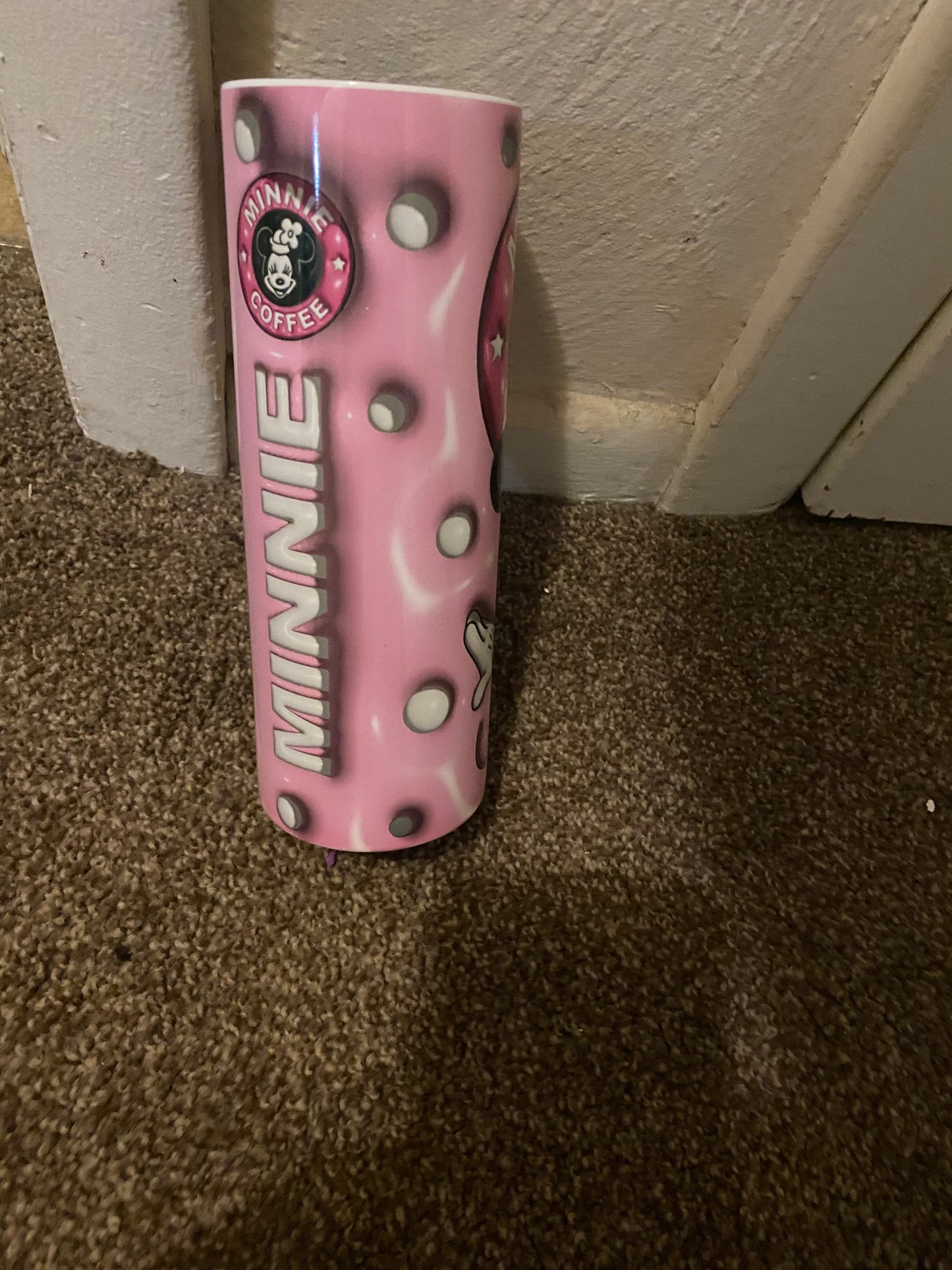 Minnie Mouse 3D Pink Tumbler