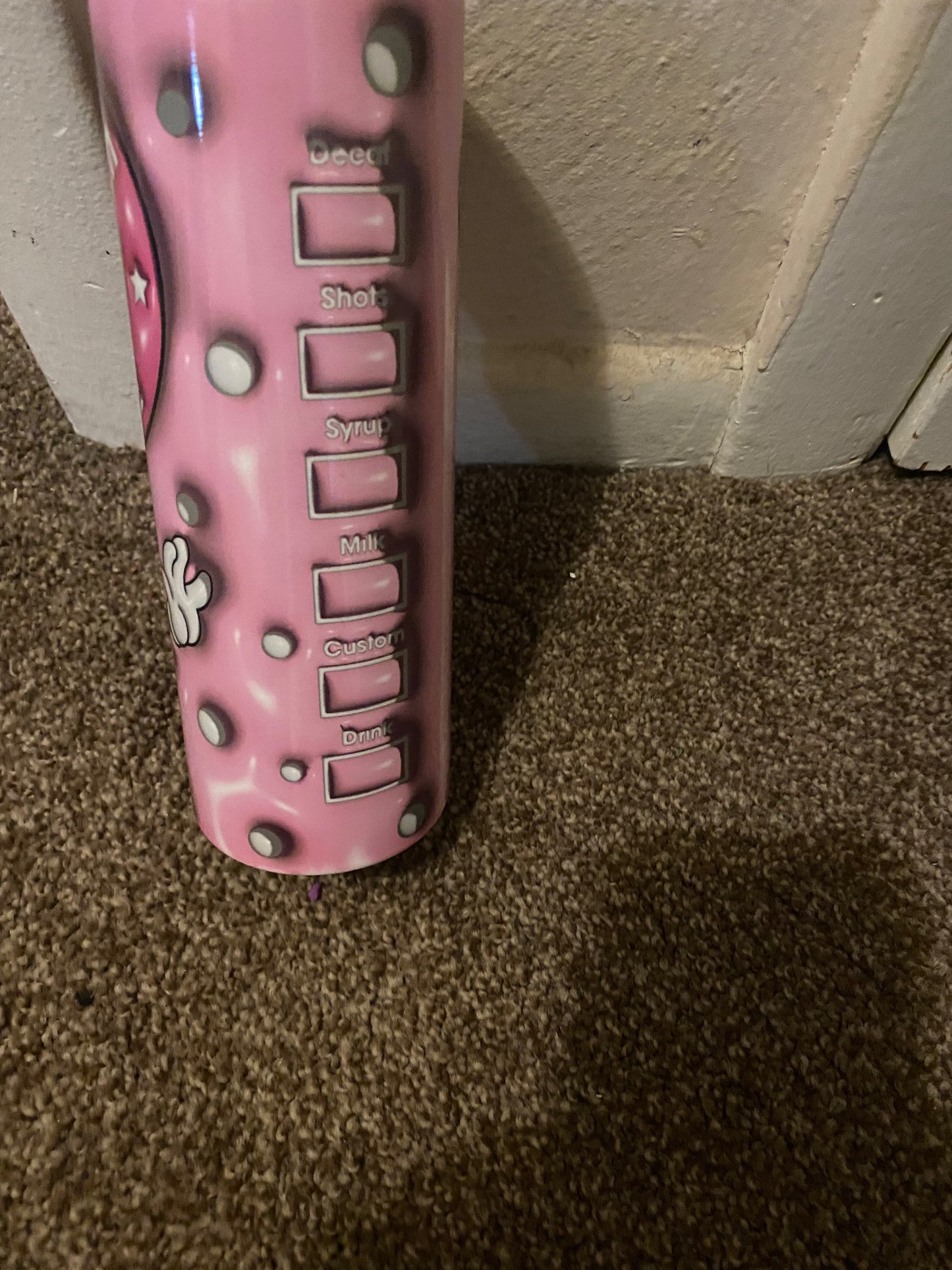 Minnie Mouse 3D Pink Tumbler