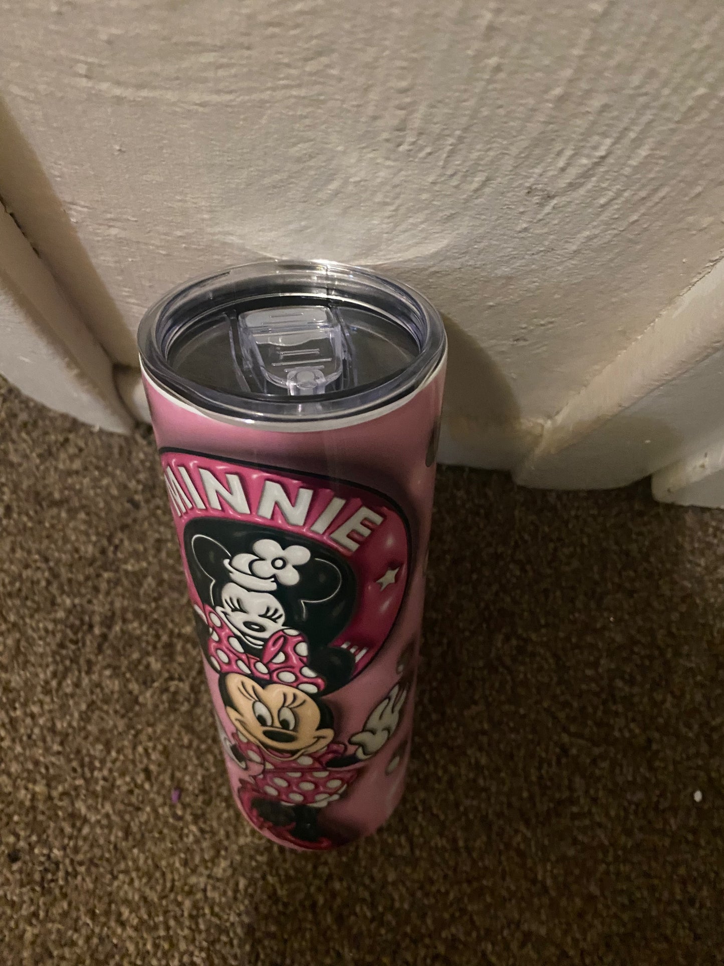 Minnie Mouse 3D Pink Tumbler