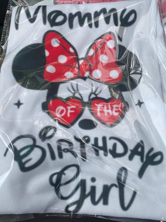 Mickey Mommy of Birthday Girl T-Shirt