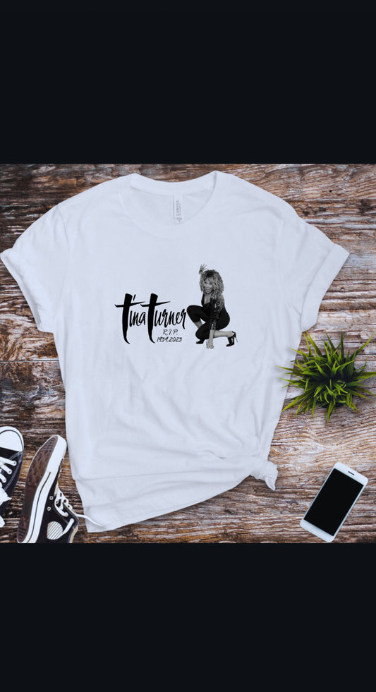 Tina Turner Birth Year and Death Year Unisex T-Shirt