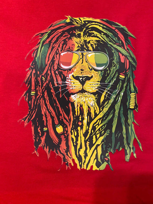 Rastafarian Lion Unisex T-Shirt