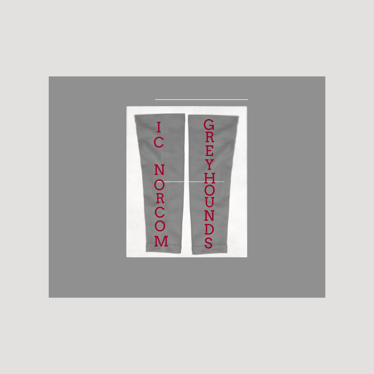 IC Norcom 1 Pair of Personalized Football Sleeves