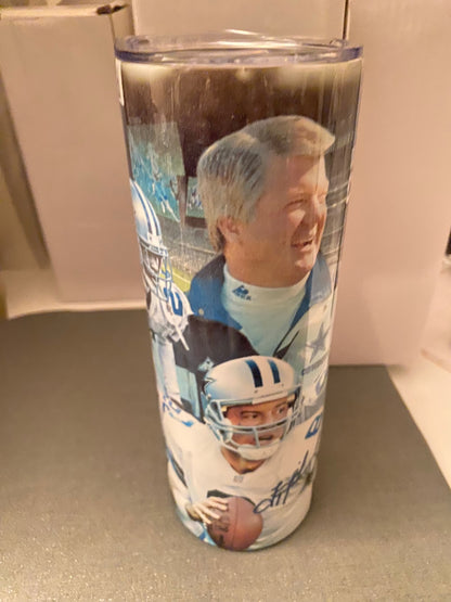 Dallas Cowboy 20oz Skinny Tumbler