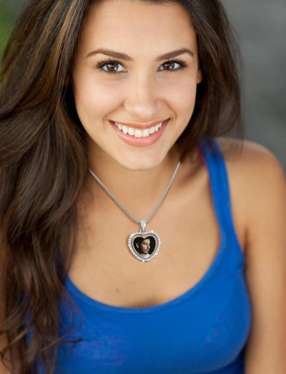 Heart Shaped Necklace w/Charm Jewelry