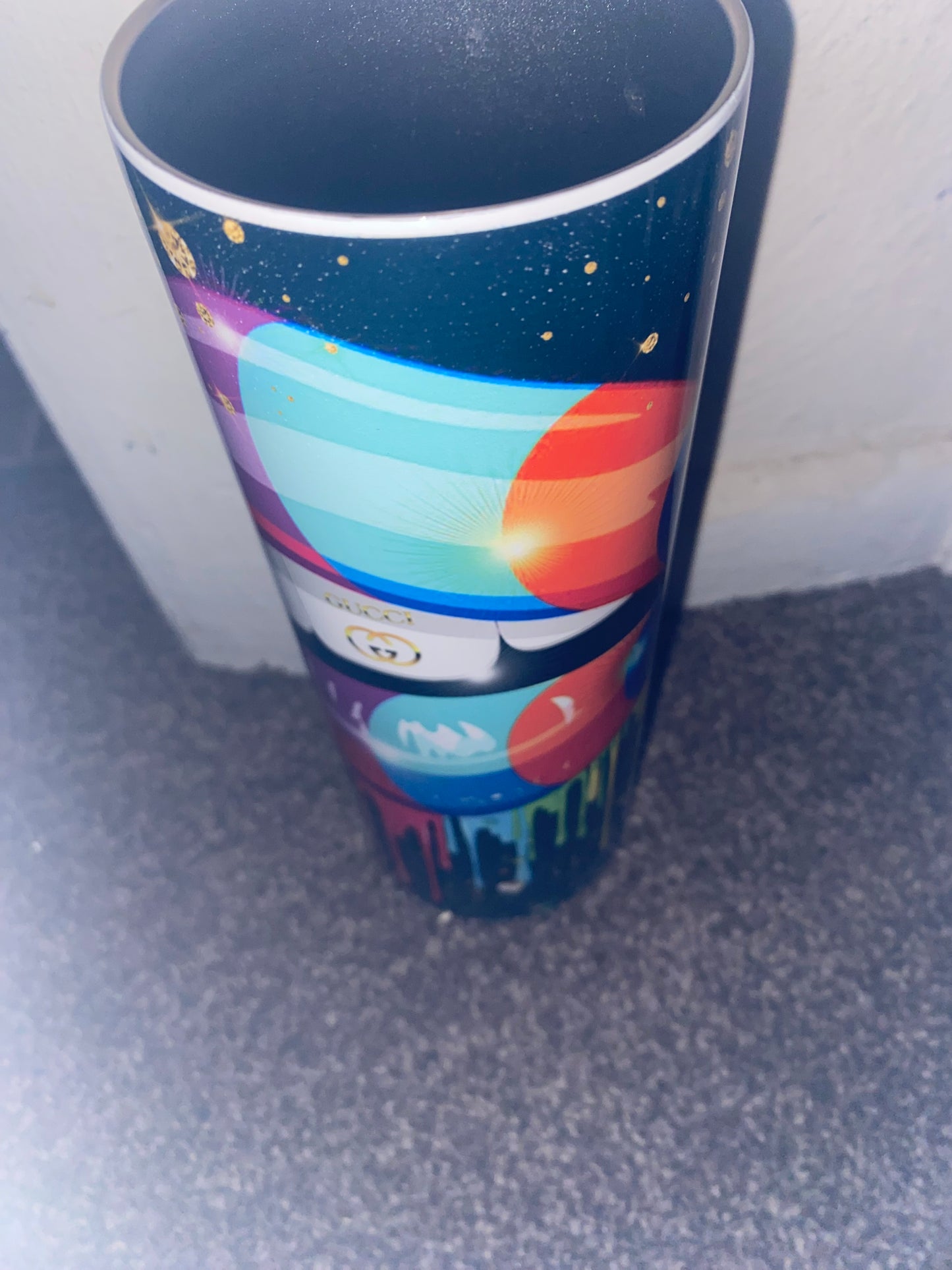 GUCCI LIPS  20 OZ STAINLESS STEEL TUMBLER