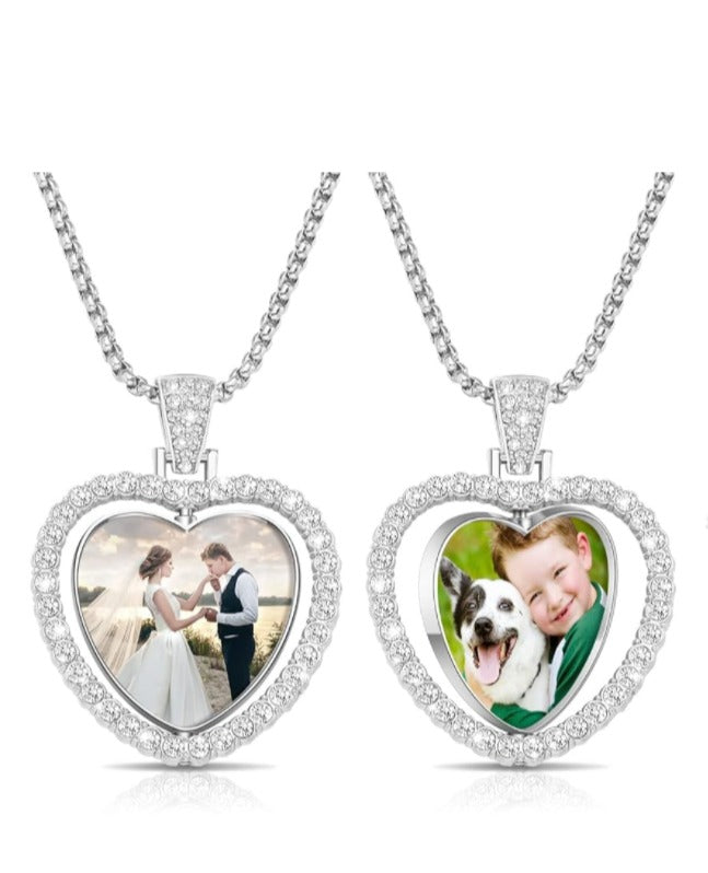 Heart Shaped Necklace w/Charm Jewelry